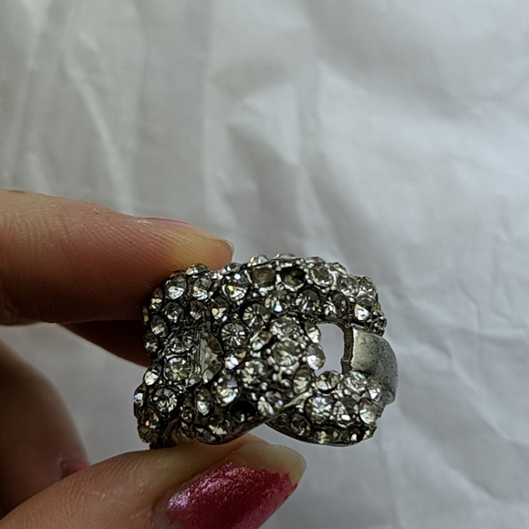 Charming Charlie Chunky Rhinestone Ring - Picture 4 of 5